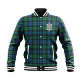 Clan Black Watch Ancient Crest Tartan Baseball Jacket JM931