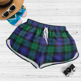 Clan Black Watch Modern Tartan Womens Shorts NW1136