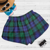 Clan Black Watch Modern Crest Tartan Womens Shorts NW2122