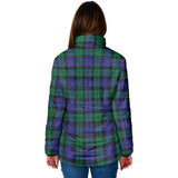 Clan Black Watch Modern Crest Tartan Padded Jacket RF52