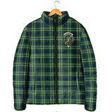 Clan Blackadder Crest Tartan Padded Jacket RF54