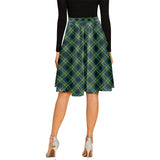 Clan Blackadder Tartan Melete Pleated Midi Skirt V1135