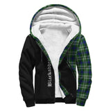 Clan Blackadder Crest Tartan Sherpa Hoodie Curve Style CE927