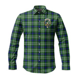 Clan Blackadder Crest Tartan Long Sleeve Shirt PC928