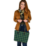 Clan Blackadder Tartan Leather Tote Bag MT1148