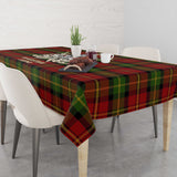 Clan Blackstock Red Dress Tartan Tablecloth Golden Sword of Courageous Legacy BG56