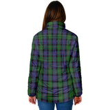 Clan Blair Crest Tartan Padded Jacket RF57