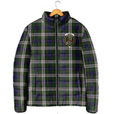 Clan Blair Dress Crest Tartan Padded Jacket RF55