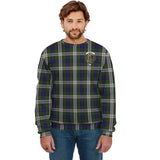 Clan Blair Dress Crest Tartan Sweatshirt HC928