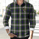 Clan Blair Dress Crest Tartan Long Sleeve Shirt PC927