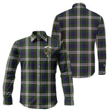 Clan Blair Dress Crest Tartan Long Sleeve Shirt PC927