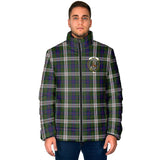 Clan Blair Dress Crest Tartan Padded Jacket RF55