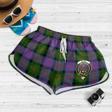 Clan Blair Modern Crest Tartan Womens Shorts NW2118