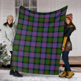 Clan Blair Modern Tartan Blanket U64