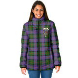 Clan Blair Modern Crest Tartan Padded Jacket RF56