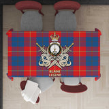 Clan Blane Tartan Tablecloth Golden Sword of Courageous Legacy BG60