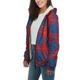 Clan Blane Crest Tartan Sherpa Hoodie CT925