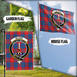 Clan Blane Crest Tartan Flag CF58