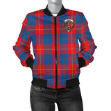 Clan Blane Crest Tartan Bomber Jacket ZJ58