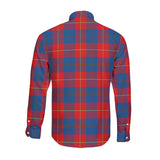 Clan Blane Crest Tartan Long Sleeve Shirt PC924