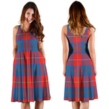 Clan Blane Tartan Sleeveless Midi Womens Dress VS1132