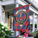 Clan Blane Crest Tartan Flag CF58