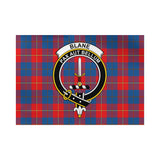 Clan Blane Crest Tartan Flag CF58