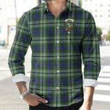 Clan Blyth Crest Tartan Long Sleeve Shirt PC923