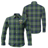 Clan Blyth Crest Tartan Long Sleeve Shirt PC923