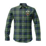 Clan Blyth Crest Tartan Long Sleeve Shirt PC923