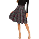 Clan Borthwick Tartan Melete Pleated Midi Skirt V1129