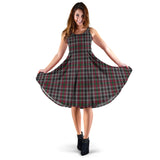 Clan Borthwick Tartan Sleeveless Midi Womens Dress VS1130