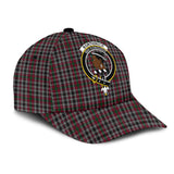 Borthwick Tartan Classic Cap with Family Crest