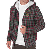 Clan Borthwick Crest Tartan Sherpa Hoodie CT923