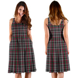 Clan Borthwick Tartan Sleeveless Midi Womens Dress VS1130