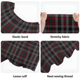 Clan Borthwick Tartan Off Shoulder Long Dress VL69