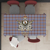 Clan Boswell Tartan Tablecloth Golden Sword of Courageous Legacy BG63