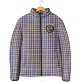 Clan Boswell Crest Tartan Padded Jacket RF61