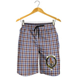 Clan Boswell Crest Tartan Mens Shorts NS921