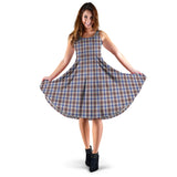 Clan Boswell Tartan Sleeveless Midi Womens Dress VS1129