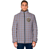 Clan Boswell Crest Tartan Padded Jacket RF61