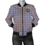 Clan Boswell Crest Tartan Bomber Jacket ZJ61