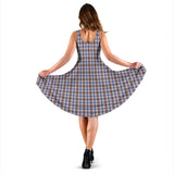 Clan Boswell Tartan Sleeveless Midi Womens Dress VS1129