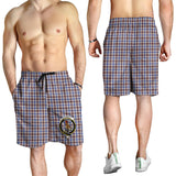 Clan Boswell Crest Tartan Mens Shorts NS921