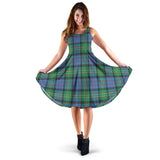 Clan Bowie Ancient Tartan Sleeveless Midi Womens Dress VS1128