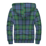 Clan Bowie Ancient Tartan Sherpa Hoodie - Classic Style CS 1112