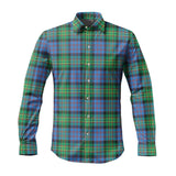 Clan Bowie Ancient Tartan Long Sleeve Shirt P1149