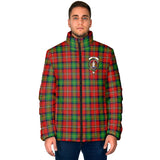 Clan Boyd Modern Crest Tartan Padded Jacket RF62