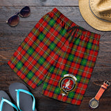 Clan Boyd Modern Crest Tartan Mens Shorts NS920