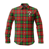 Clan Boyd Modern Crest Tartan Long Sleeve Shirt PC920